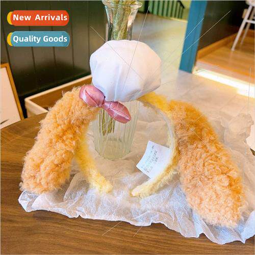 Shanghai Duni cute cute outing play hair band wash face head