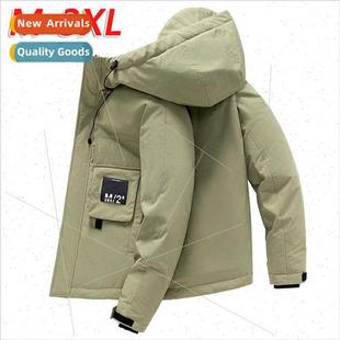 winter down high original new 2023 men jacket green Dark