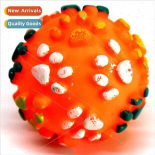 Pet Balls Vinyl Footprint Balls Small Dog Rubber Toy Balls B