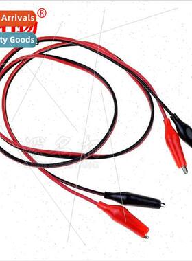 Double head alligator clips to alligator clips cable wh cabl