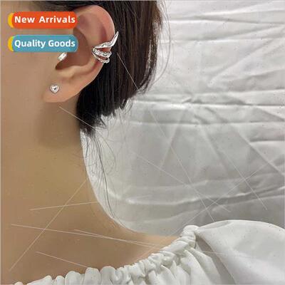 2023 Summer New Wave mple Shaped Ear Bone Clip No Ear Hole N