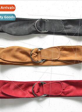 Velvet Cotton Soft Belt Women Hundred Coat Iron Double Ring