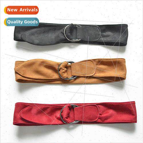Velvet Cotton Soft Belt Women Hundred Coat Iron Double Ring