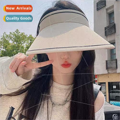 XDE whe hollow top hat female summer uv anti-ultraviolet sun