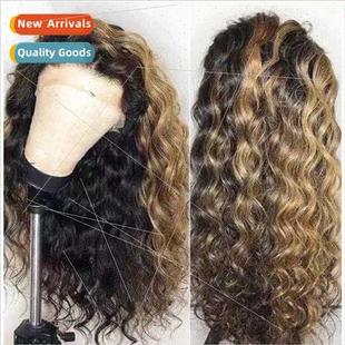 Chemical Fiber Ombre Europe Part Brown Women Covers Wig Head