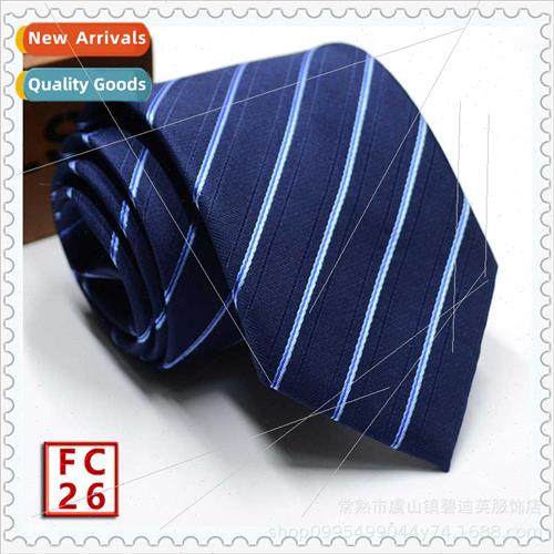 Striped Tie 8C Arrowhead Men Business Striped Jacquard Tie
