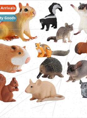 wildlife rodent model guinea pig rat mole squirrel PVC solid