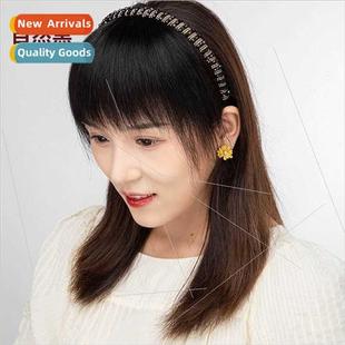 bangs one filler hair head bands wig Rhinestone piece