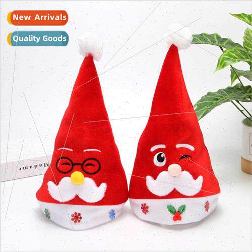 Christmas hat Multi- gold velvet compose + single-sided velv