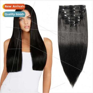 pieces set female hair Europe eight wig Card real