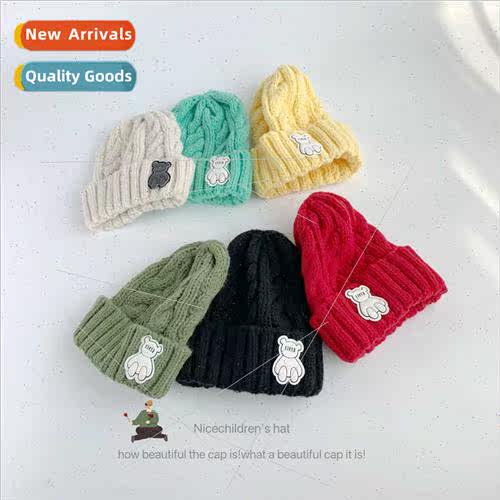 Bear Woolen Twist Hat