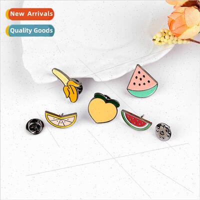 creative banana water peach watermelon fun fru set brooch
