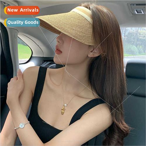 2022 new sun hat children summer hollow top sunscreen UV bea