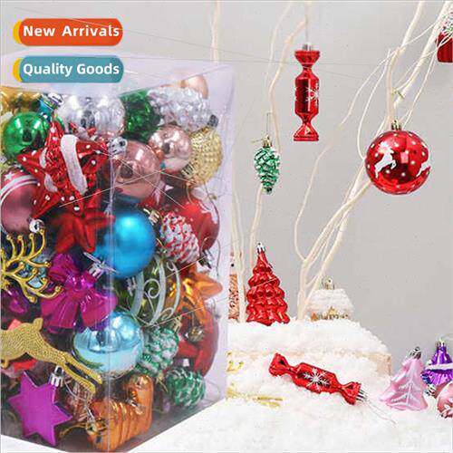 Christmas decorations Duo Pack Bucket Colorful Balls Christm