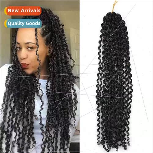 wigs crochet hair chemical fiber spring dirty braids Passion