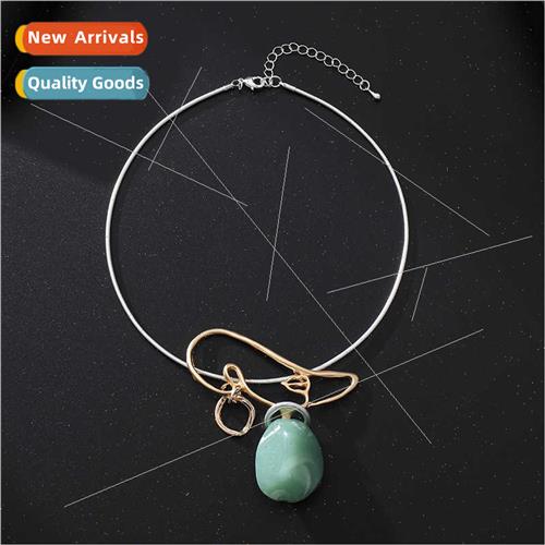 Europe Fashion che  Alloy Accessories Women Minimalist Colla