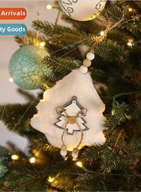 Christmas decorations snowflake hanging ornaments bow pentag