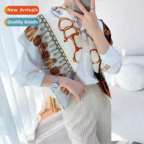 22 new 90 simulation silk square scarf Europe Uned States nd