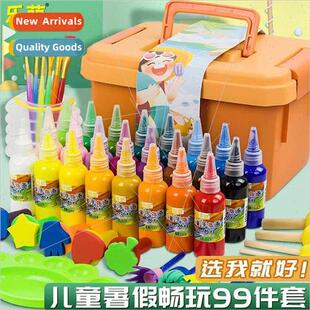 Finger painting children paint sets washable kindergarten pa