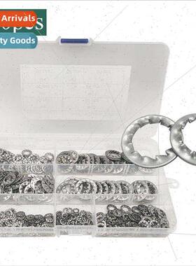 390PCS 304 internal tooth lockwasher circlips Combination k