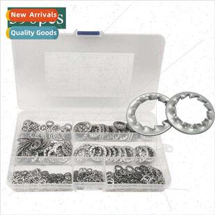 390PCS 304 internal tooth lockwasher circlips Combination k