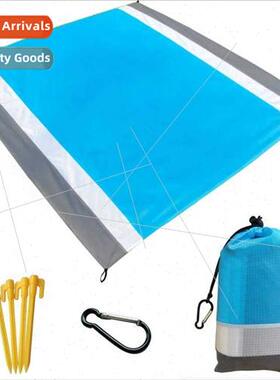 New beach mat picnic blanket portable foldable beach mat gra