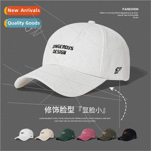 Korean  Japanese retro embroidery duck tongue cap female HK