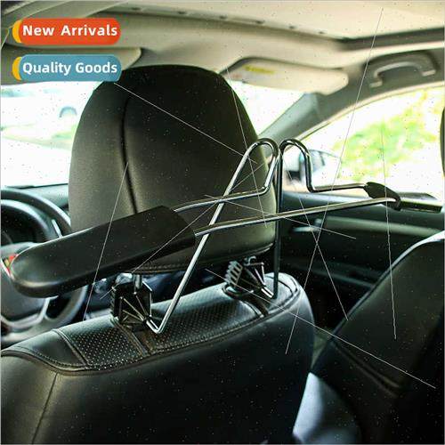 Car stainless steel coat rack car retractable drying rack ca