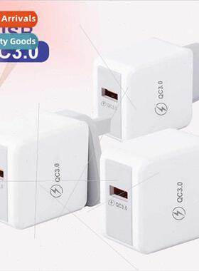 QC3.0 ngle Port Fast Charger ngle U Smartphone Travel Chargi