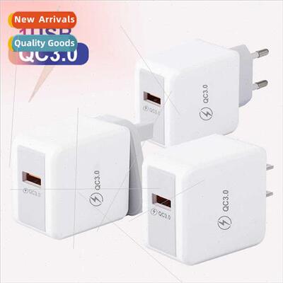 QC3.0 ngle Port Fast Charger ngle U Smartphone Travel Chargi