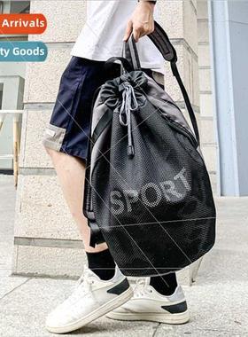 Drawstring basketball bag men women workout backpack multifu