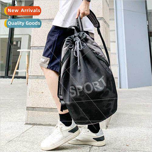 Drawstring basketball bag men women workout backpack multifu