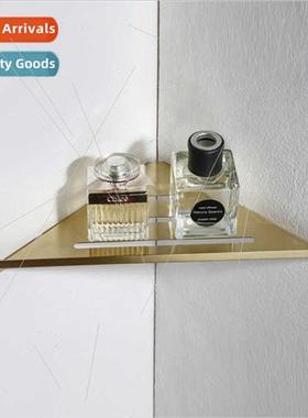 Stainless steel bathroom shelf bathroom triangle plate baske
