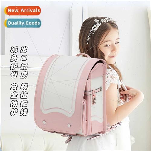 Japan schoolbag girls boys load reduction spine protection n