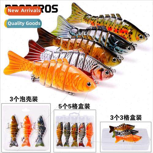 10CM sea fishing imation road lure 7 sections bionic ba 15.5