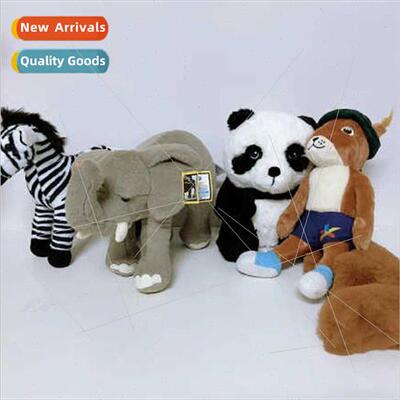 mulation animal elephant zebra panda squirrel plush toy doll