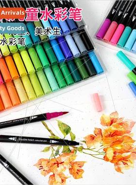 Dual Tip Watercolor Pencils 12-120 Colors Set Color Outlinin