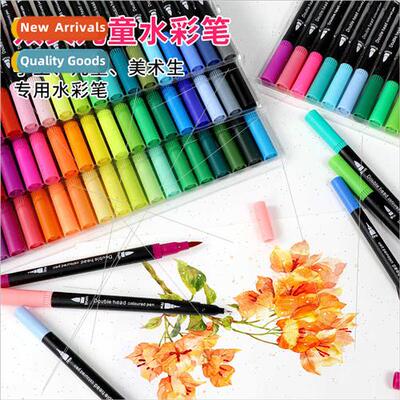 Dual Tip Watercolor Pencils 12-120 Colors Set Color Outlinin
