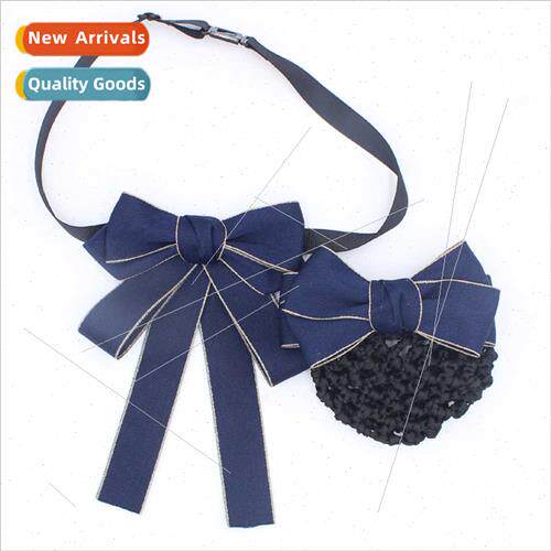 Occupational wear lapel flower bow tie shirt bow tie Propert