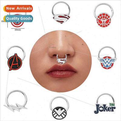 Europe Uned States personaly Advanced sense Marvel nose ring