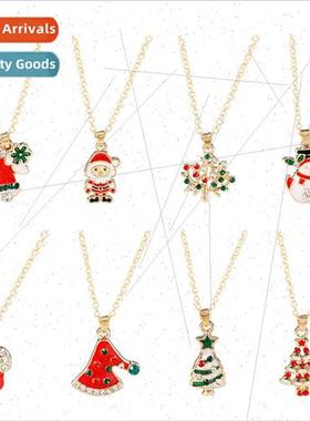 Christmas series alloy pendant Santa Claus Christmas e snowm
