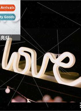 Valentine Day decoration led letter lights conjoined LOVE ne