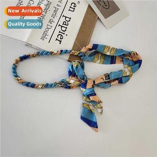 thin belt knotting Women chiffon versatile rope deco simple