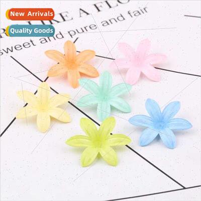 Ancient Hanfu hairpin step rock spray paint petals flower br