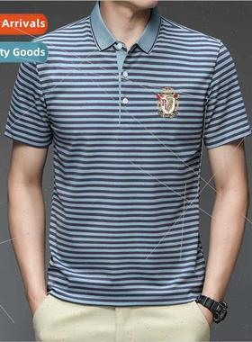 2022 spring summer  business middle-aged men short-sleeved T