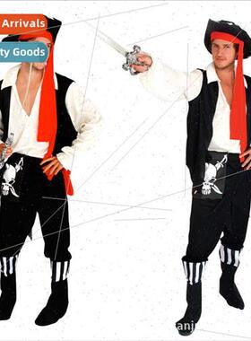 Halloween Masquerade Permance Costume Pirates Caribbean Male