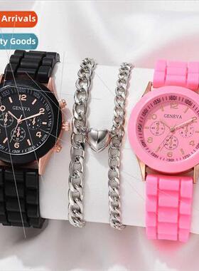 Geneva licone Watches  Fashion Wristwatches Triple Eye Candy