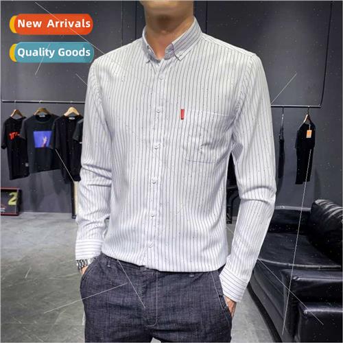 2023 Spring Autumn Modal shirt men nd casual men long-sleeve
