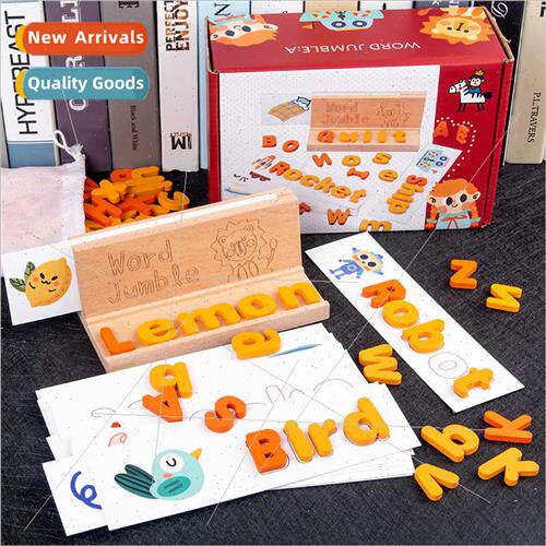 Children spelling word game early education puzzle puzzle mu