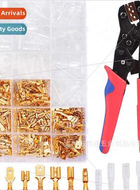 640PCS Bare Terminals 2.8 4.8 6.3 Reed Insert Sleeves Wiring